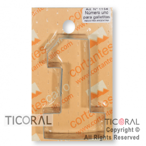 CORT C 1154 NUMERO 1 PARA GALLETITAS x 1